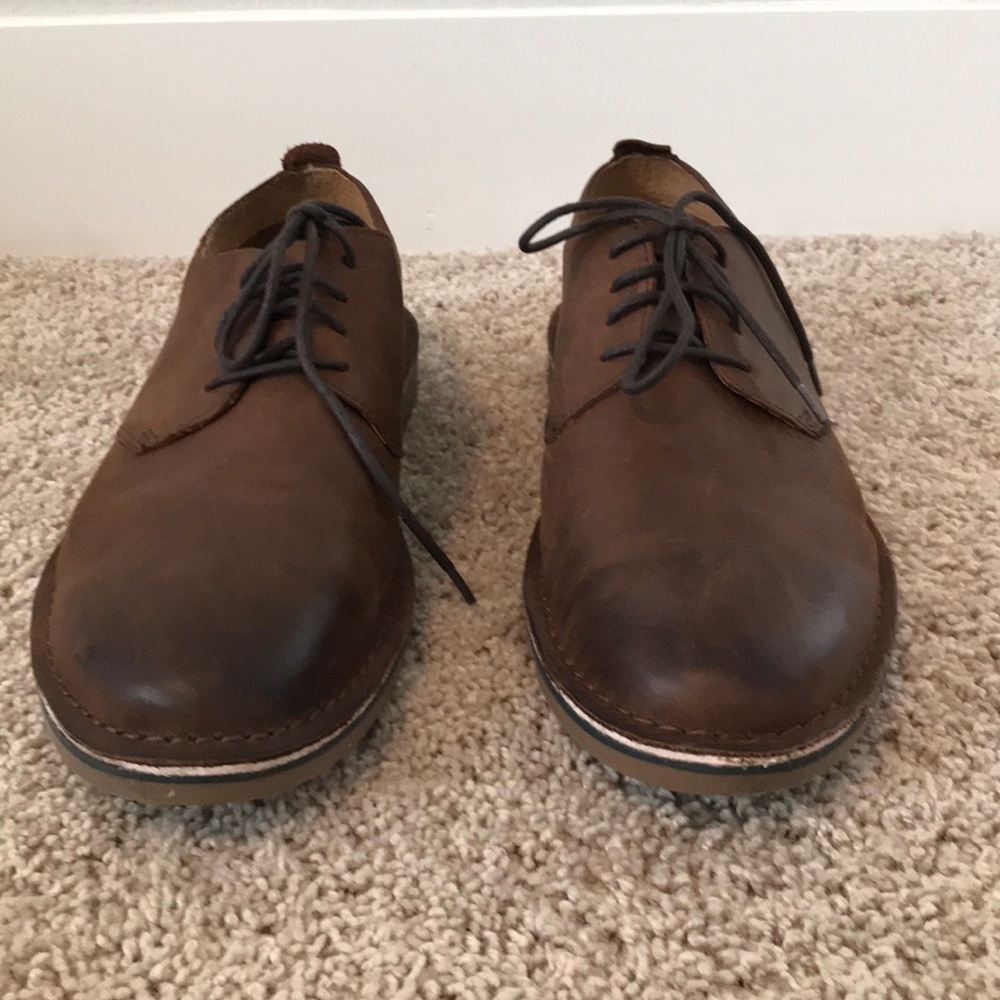 Men’s Size 12 Brown Leather Oxfords